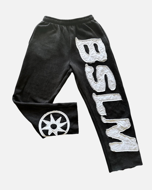 BSLM patched Sweatpants