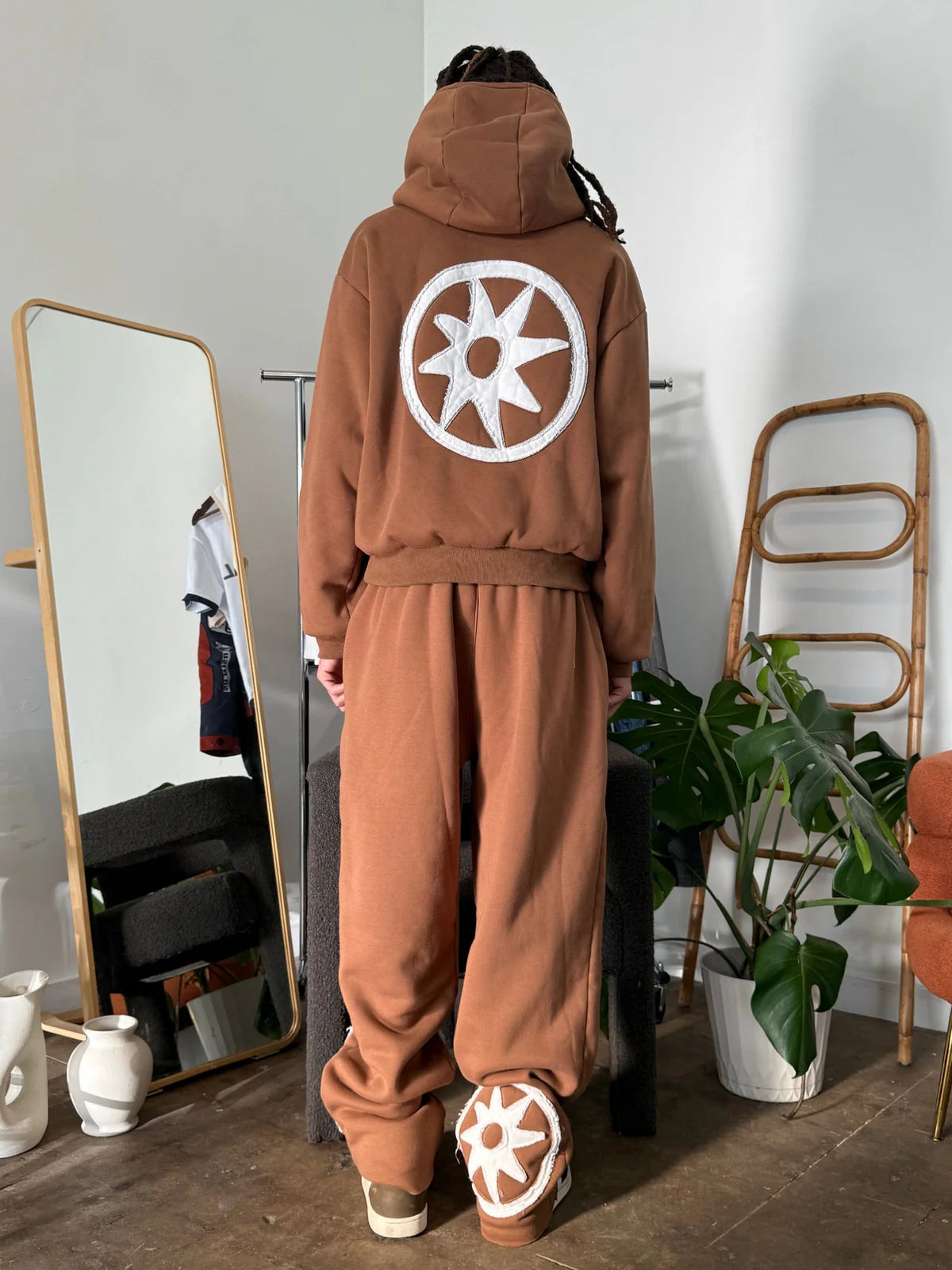 BSLM patched Sweatpants