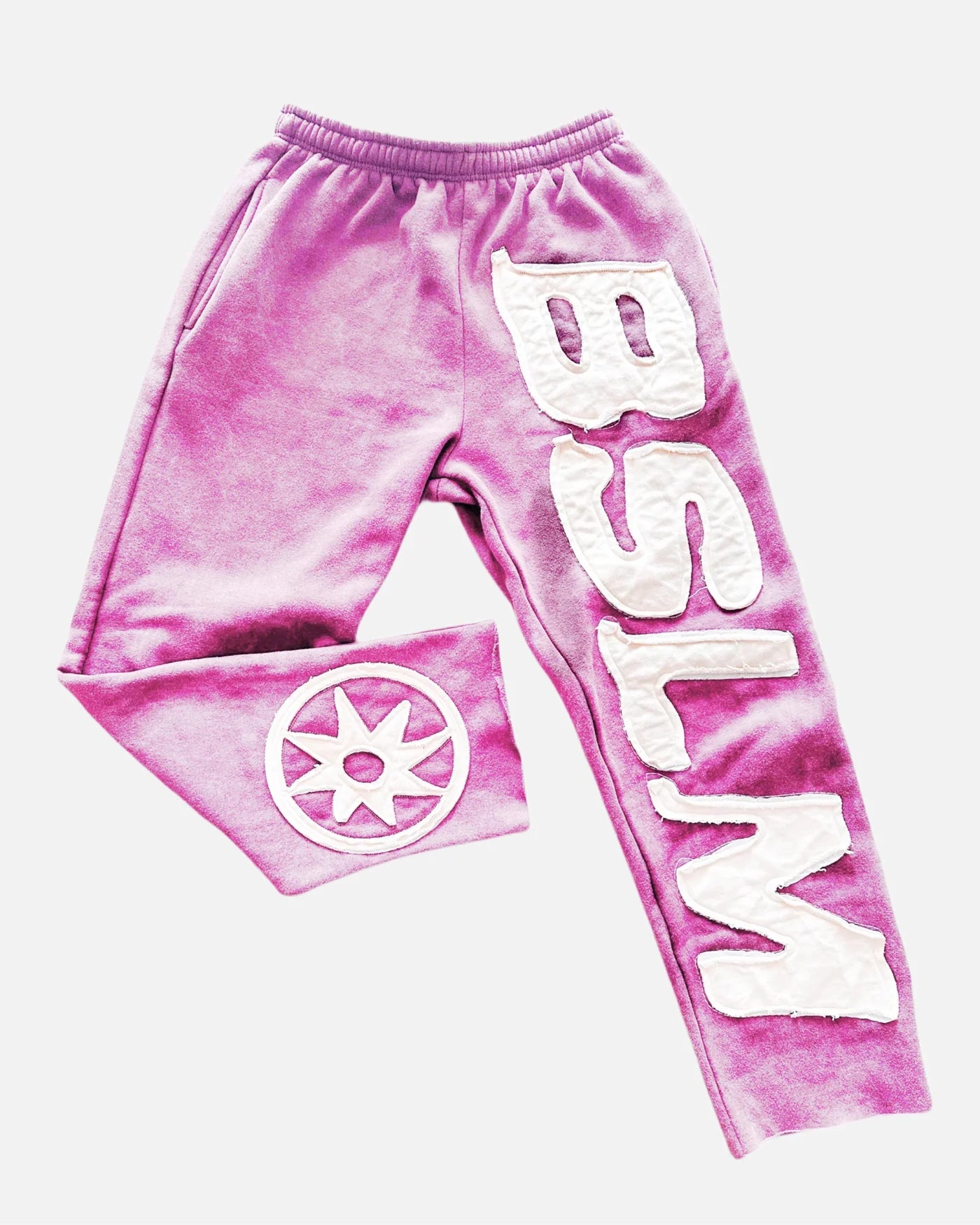 BSLM patched Sweatpants
