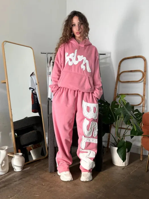 BSLM patched Sweatpants