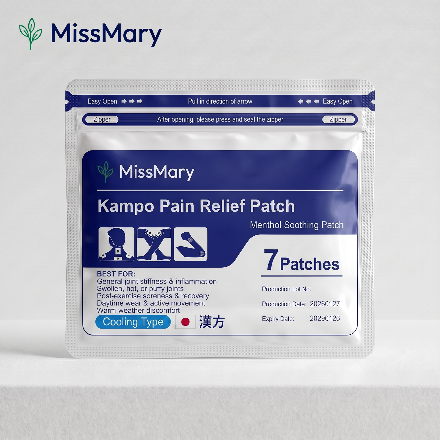 Kampo Japanese Pain Patch