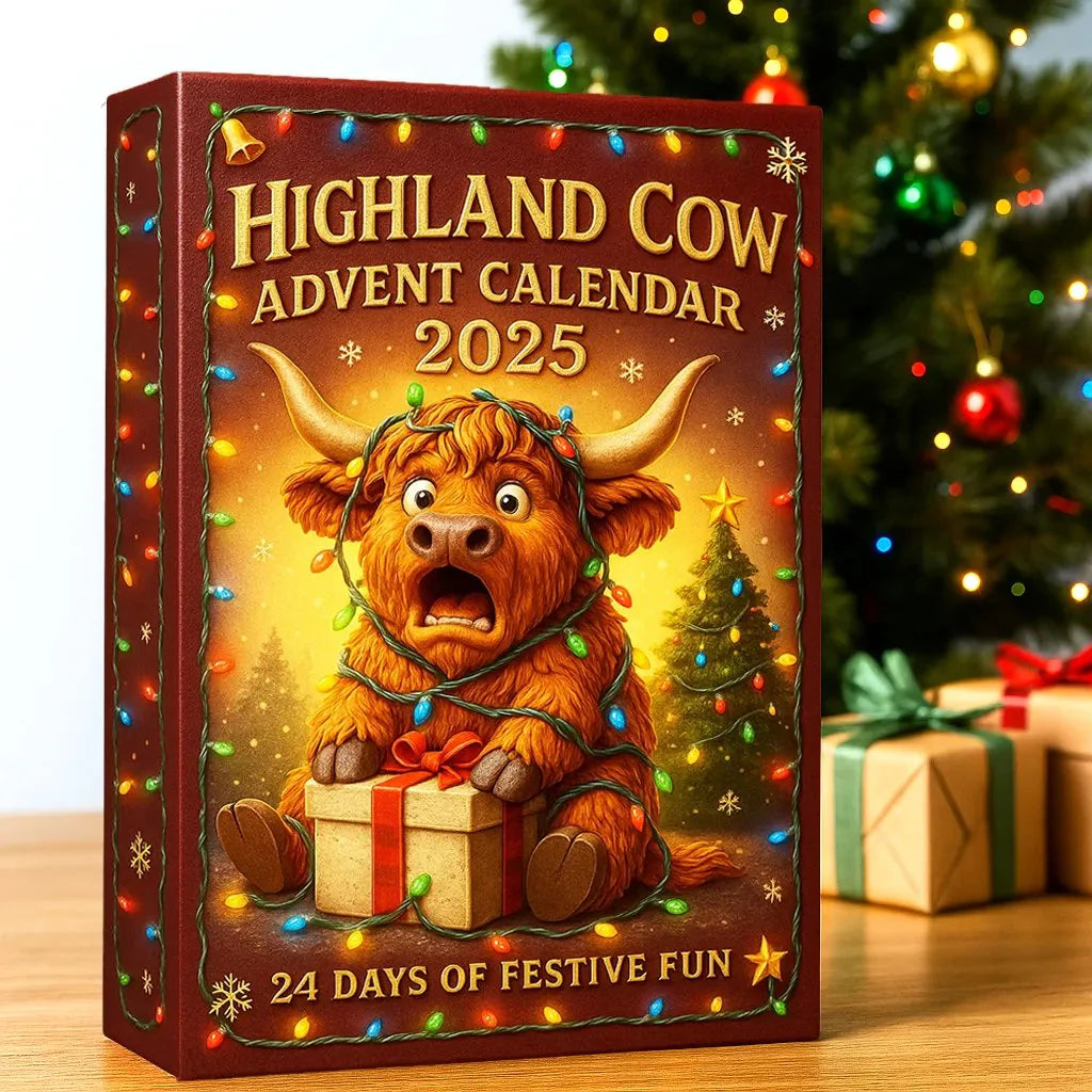 Highland Cow Christmas Calendar
