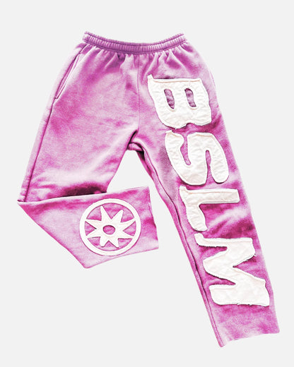BSLM patched Sweatpants